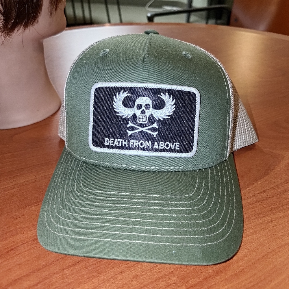 Death From Above Stitched Patch Logo Trucker Snap… - image 3